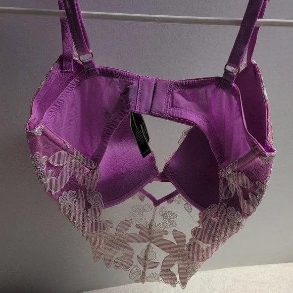 Victoria's Secret Luxe Lingerie Bras Lined Demi Women Intimates Size 34D - Picture 7 of 16